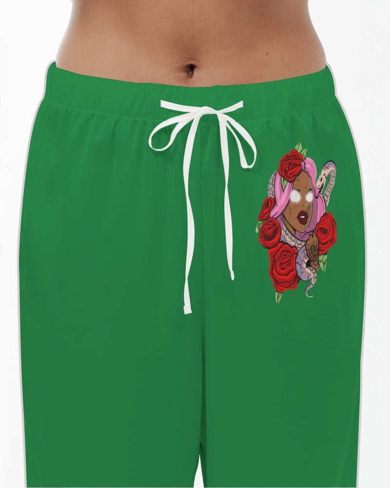 Matching Xmas Pjs Women's Satin Pajama Pants