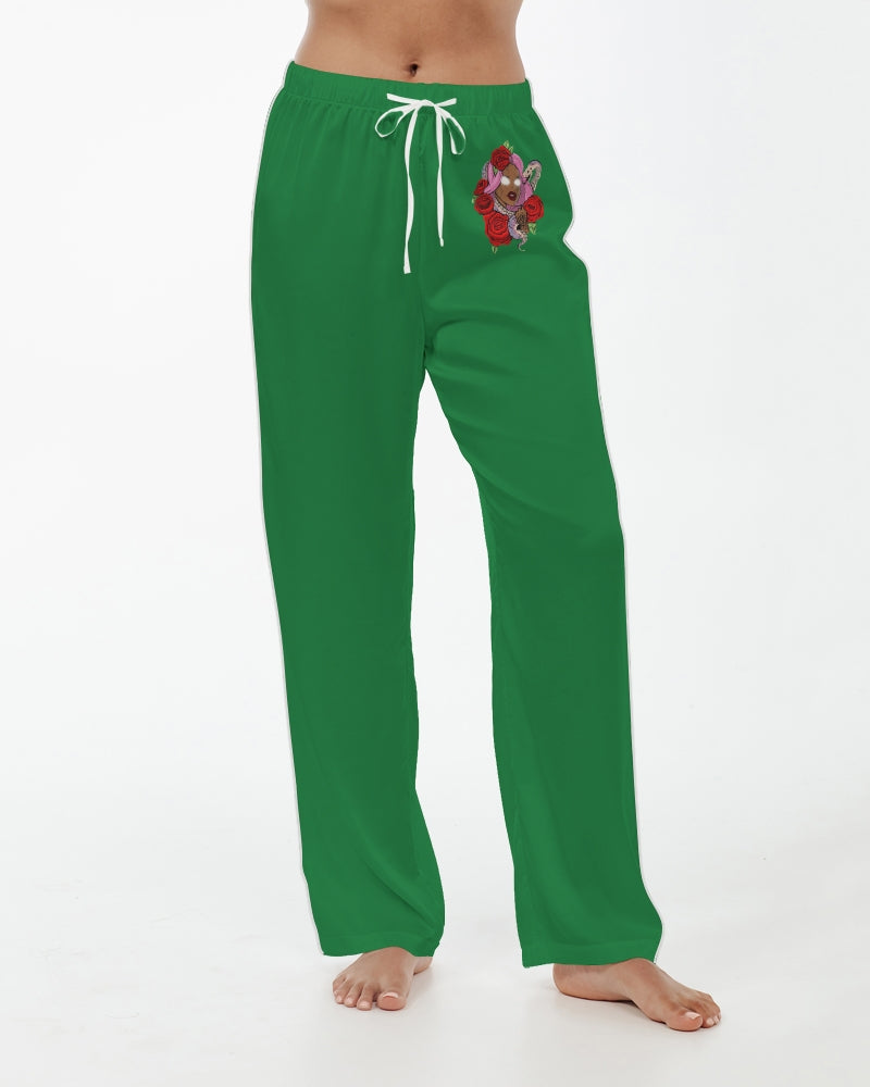 Matching Xmas Pjs Women's Satin Pajama Pants