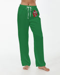 Matching Xmas Pjs Women's Satin Pajama Pants