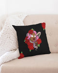 Rose Throw Pillow Case 18"x18"