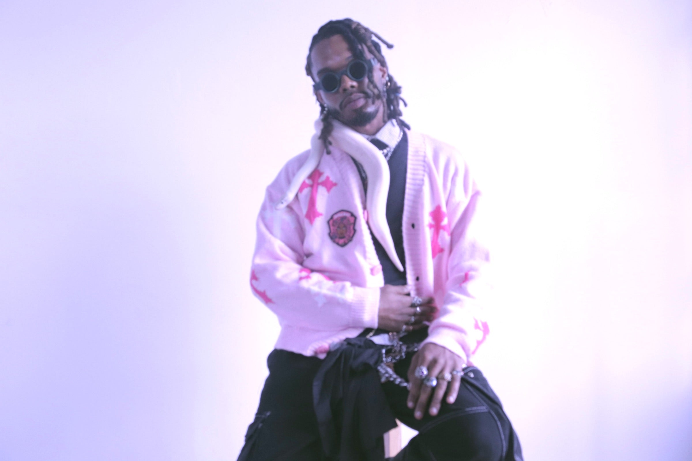 The Pink Venom Knit Cardigan
