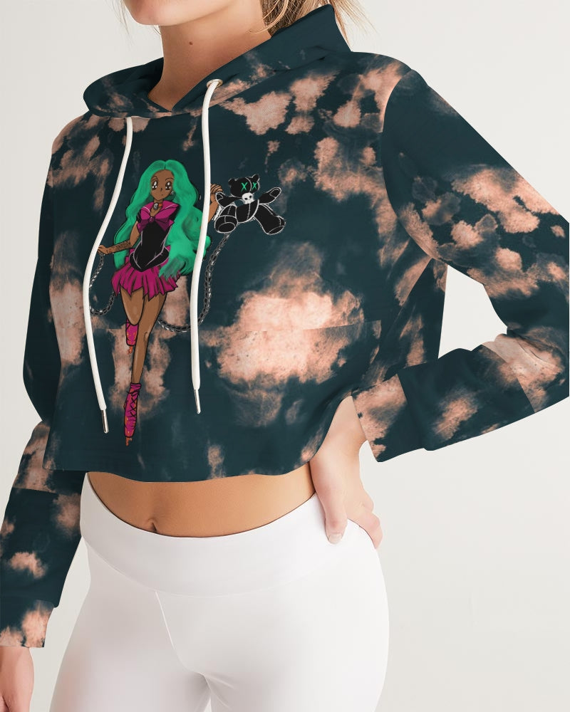 Anime x bleach Women's Cropped Hoodie