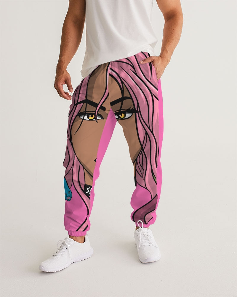 Men's Track Pants-pink