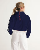 Color block Women's Cropped Windbreaker