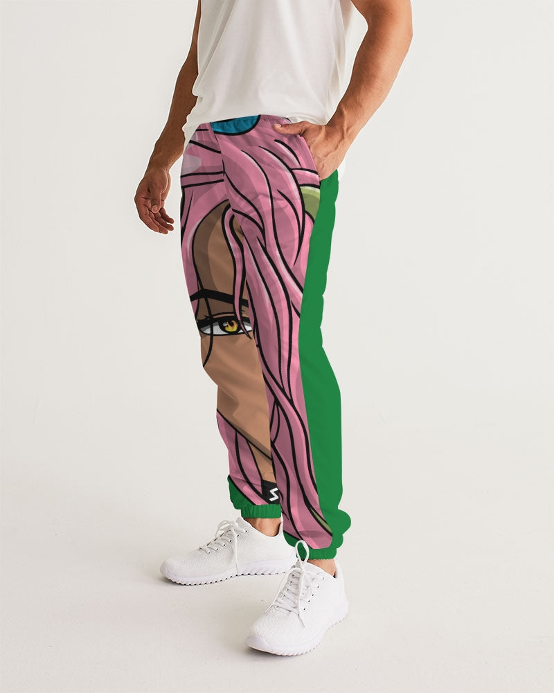 Men's green bean track pants