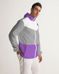 Hint of Grey Men's Windbreaker