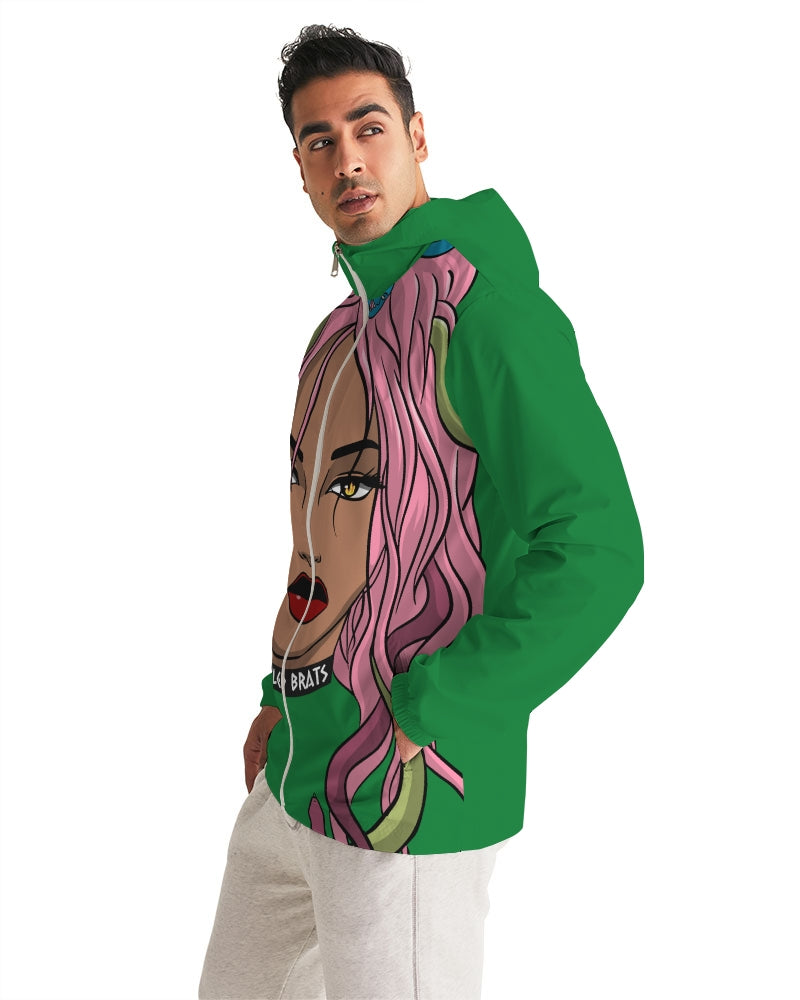 hunter green  Men's Windbreaker