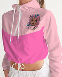 Pretty N pink Women's Cropped Windbreaker