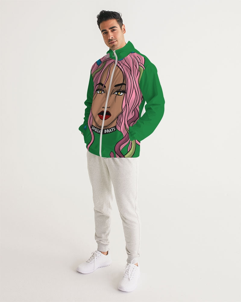 hunter green  Men's Windbreaker