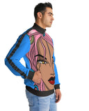 Men's Stripe-Sleeve Track Jacket