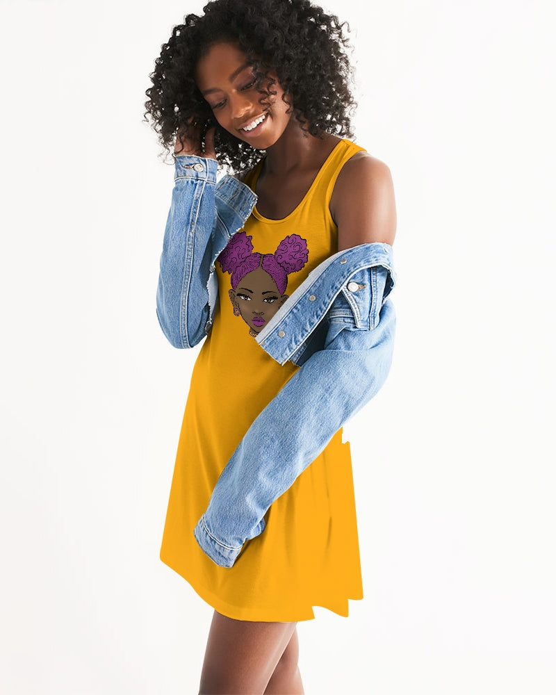 Puff Power Racerback Dress