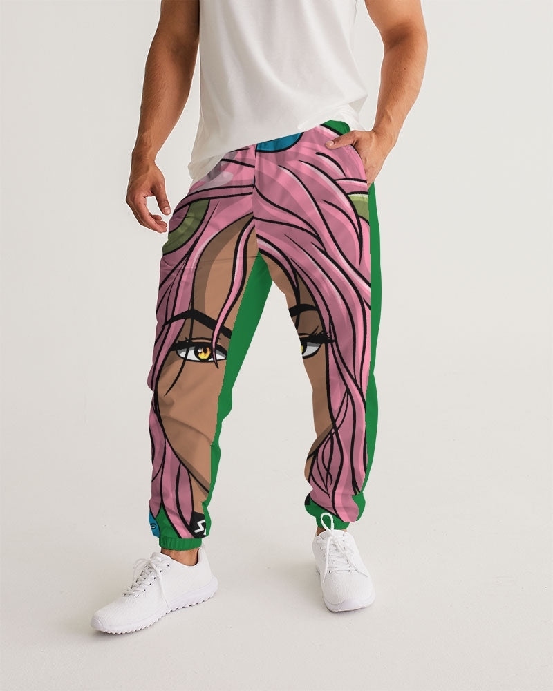 Men's green bean track pants
