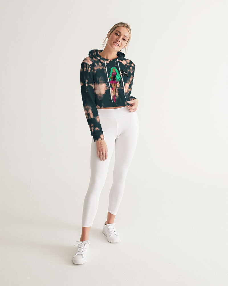 Anime x bleach Women's Cropped Hoodie