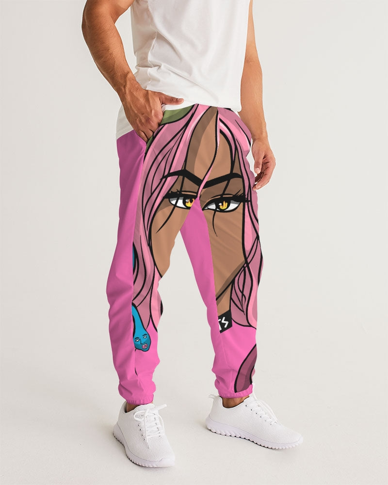 Men's Track Pants-pink