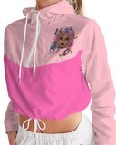 Pretty N pink Women's Cropped Windbreaker