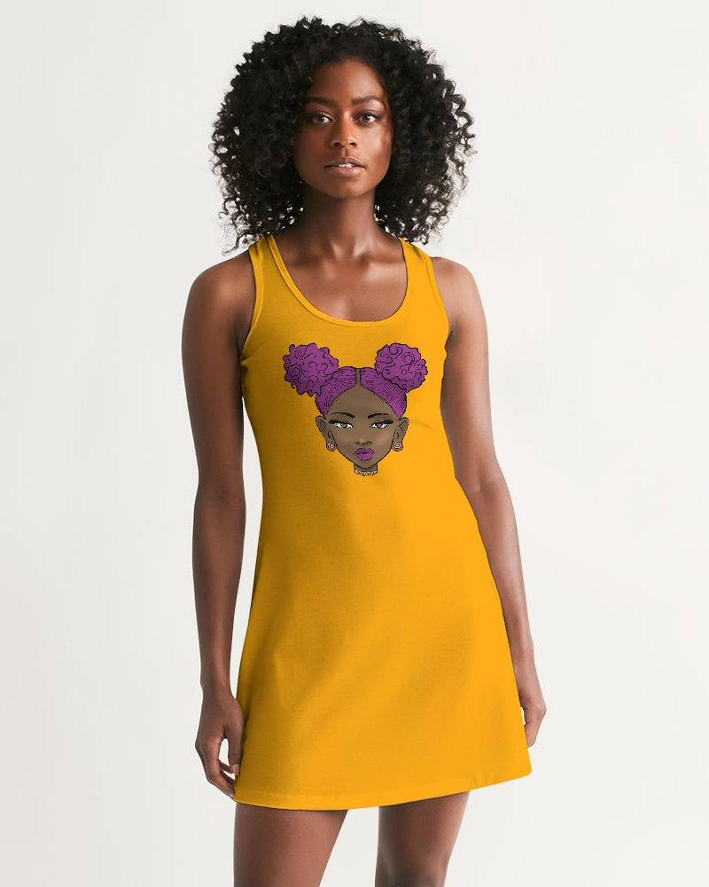 Puff Power Racerback Dress