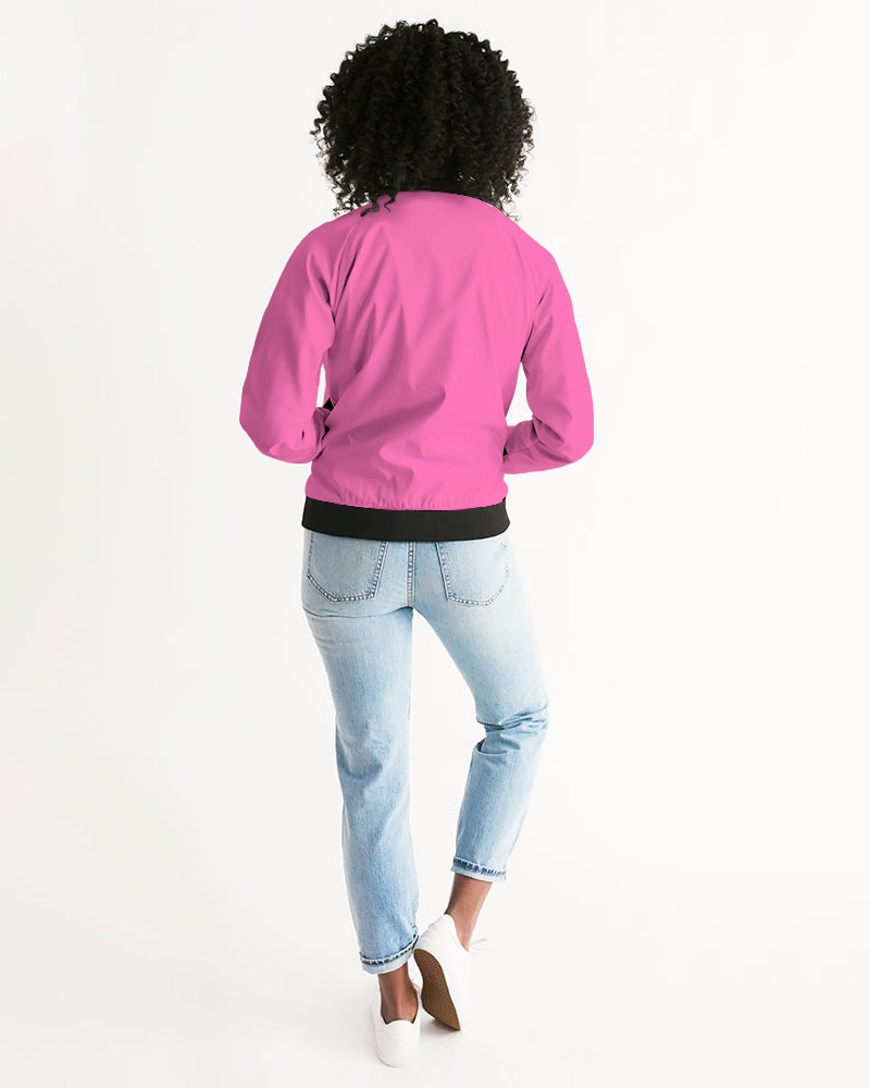 Scorn Women's Pink Bomber Jacket