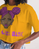 Black Girl Magic Lounge Cropped Tee