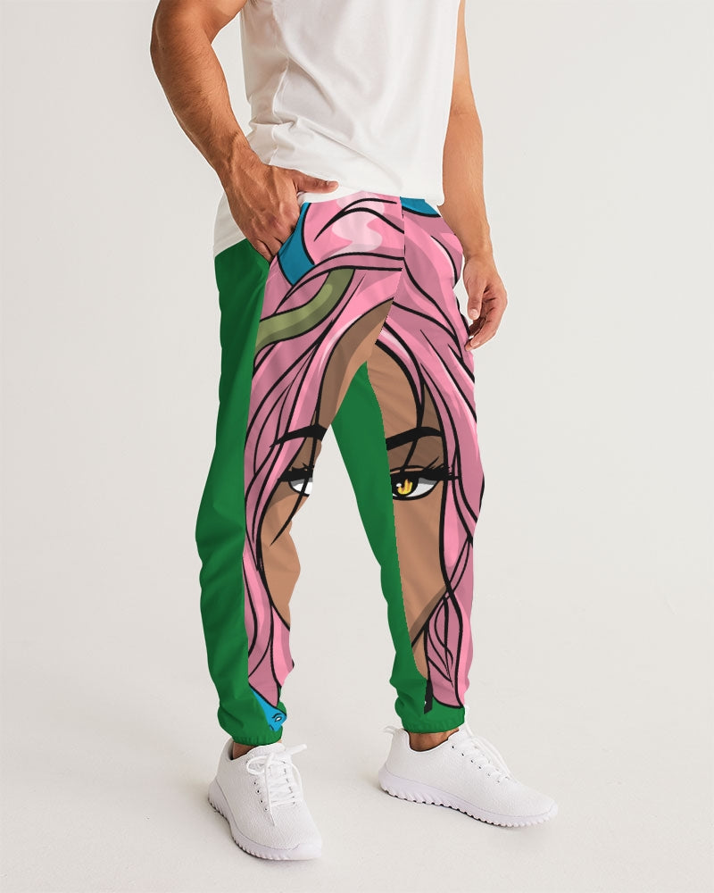 Men's green bean track pants