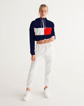 Color block Women's Cropped Windbreaker