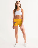 Women's Fitness -Covered in Gold  Yoga Shorts