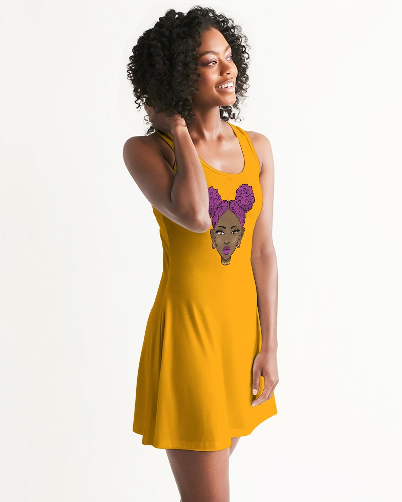 Puff Power Racerback Dress