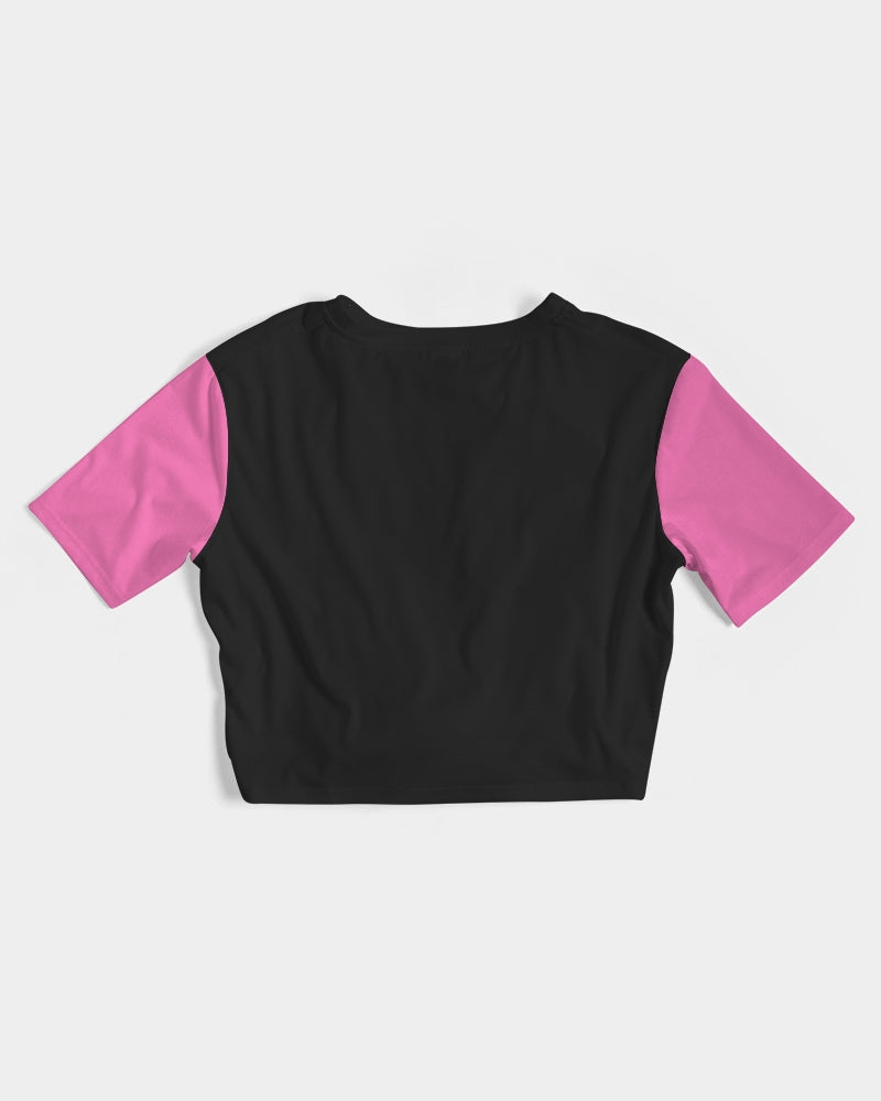 Spell  Twist-Front Cropped Tee