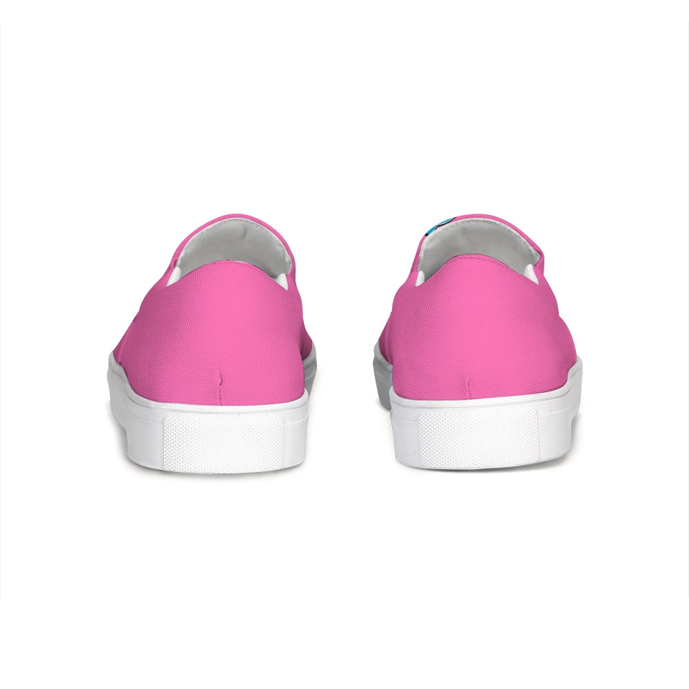 Pink Slip-On Canvas Shoe