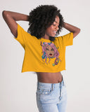 Golden Cropped Tee