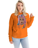 Women's Orange Scorn Hoodie