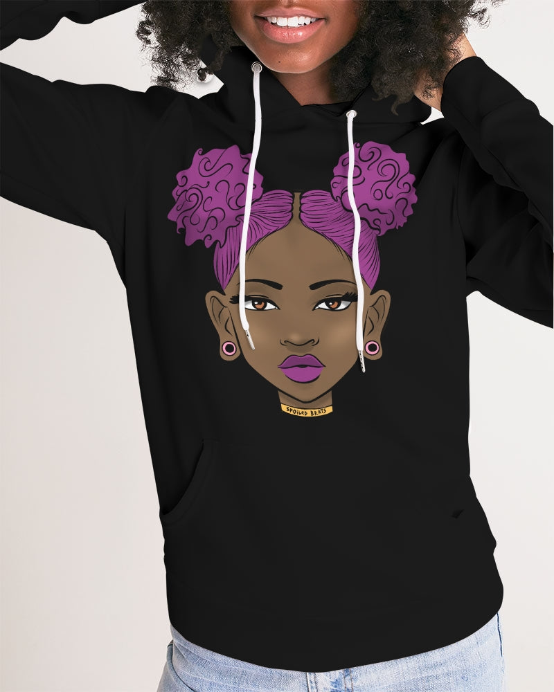 Black puff power Women's Hoodie