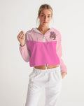 Pretty N pink Women's Cropped Windbreaker