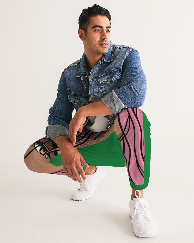 Men's green bean track pants
