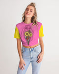 Spell Twist-Front Cropped Tee